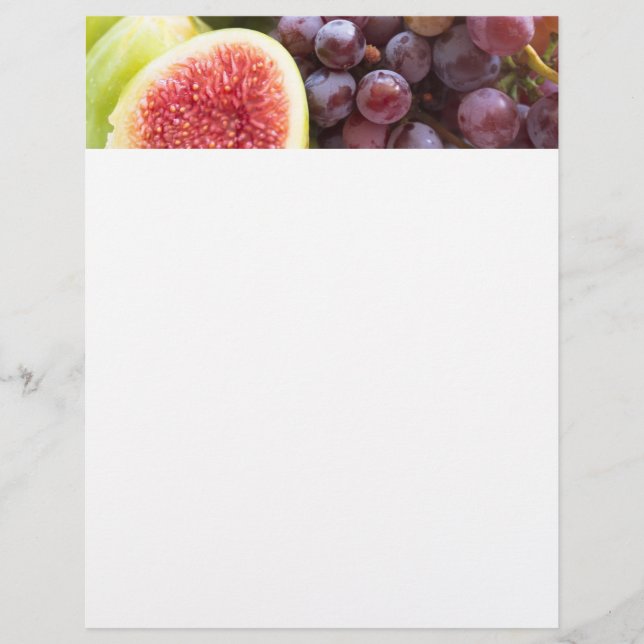 Papier Figues fraîches et raisins (Devant)