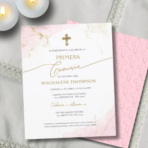 Papier Fille économe Première Sainte Communion Primera Co