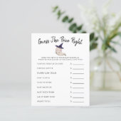 Papier Fille Fantôme Baby shower Devinez Le Prix (Debout devant)