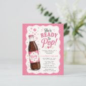 Papier Fille Fête de Bébé avec Bouteille de Soda Prête à (Debout devant)