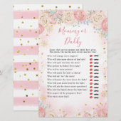 Papier Fille Penguin Winter Flocon de neige Jeux maman ou (Devant / Derrière)