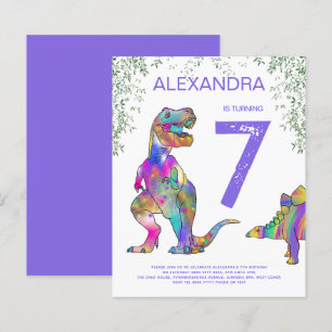 Papier Filles dinosaures Budget pour une fête d'anniversa