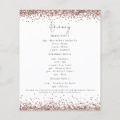 Papier Fin de semaine de la Parties scintillant d'or du R (Dos)