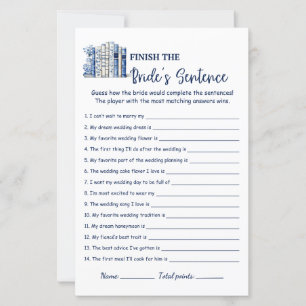 Papier Fin Élégant du Jeu de Phrase de la Mariée