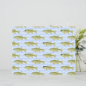Papier fish patterned paper (Debout devant)