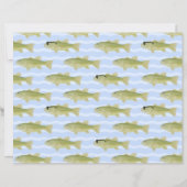Papier fish patterned paper (Devant)