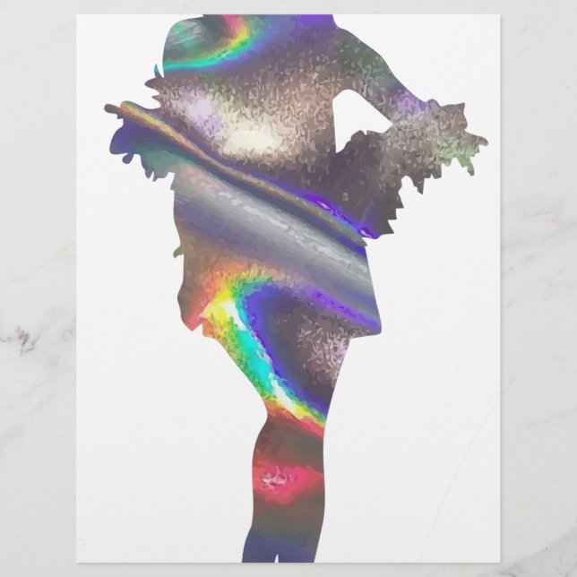 Papier fissure holographique (Devant)