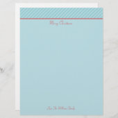 Papier fixe de Noël personnalisé (Devant / Derrière)