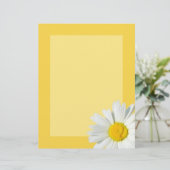 Papier fixe personnalisé Jaune et Blanc (Debout devant)