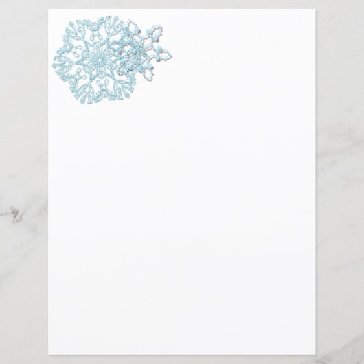 Papier Flambeaux de neige de vacances et d'hiver (Devant)