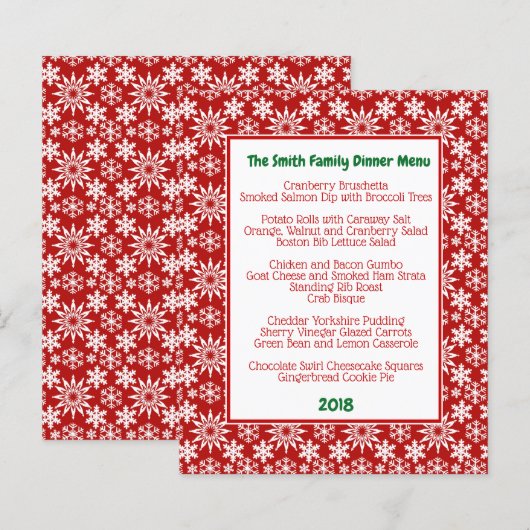 Papier Flambeaux d'hiver (Devant / Derrière)