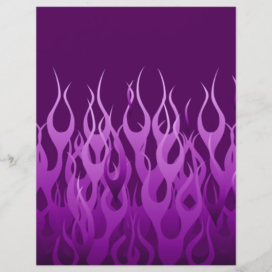 Papier Flammes de course violet cool Flames de broches (Devant)