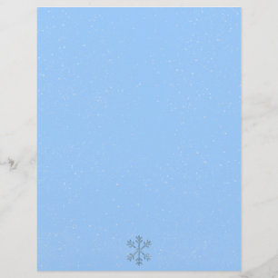 Papier Flammes de neige d'hiver En-têtes de Noël saisonni