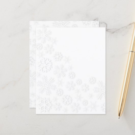 Papier Flèches blanches (Devant/Arrière en situation)