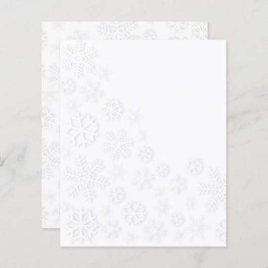 Papier Flèches blanches (Devant / Derrière)