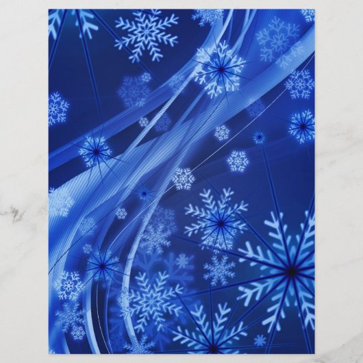 Papier Flèches bleues (Devant)