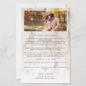 Papier Flèches Mariage Montagne Reportées Bon Marché (Dos)