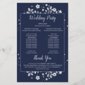 Papier Fleur Blanche (Dos)