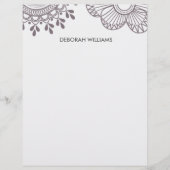 Papier fleur botanique (Devant)