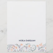 Papier fleur botanique (Devant)