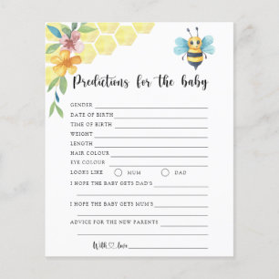 Papier Fleur d'abeille - prédictions et conseils pour béb