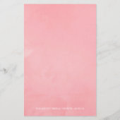 Papier Fleur de cerisier rose géométrique printemps maria (Dos)