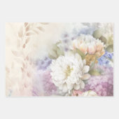 Papier fleur de Dahlia Blanc  (Devant 3)