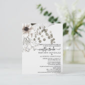 Papier Fleur de mariage espagnol Notre mariage RSVP Budge (Debout devant)