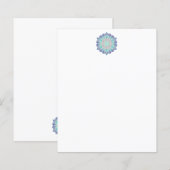 Papier Fleur De Vie - Indien Mandala 2 (Devant / Derrière)