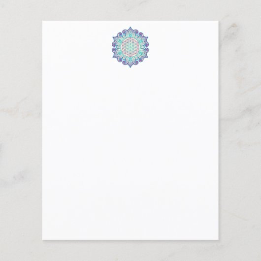 Papier Fleur De Vie - Indien Mandala 2 (Devant)