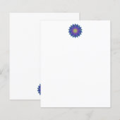 Papier Fleur De Vie - Mandala Indien 3 (Devant / Derrière)