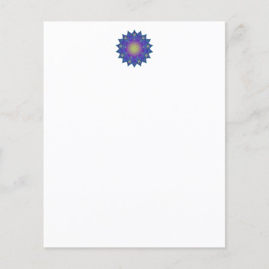 Papier Fleur De Vie - Mandala Indien 3 (Devant)