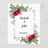 Papier Fleur Eucalyptus Vert (Devant)