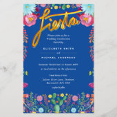 Papier Fleur Folkart Fiesta Faire-part de mariage Boda (Devant)