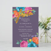 Papier Fleur Folkart Fiesta Faire-part de mariage Boda (Debout devant)