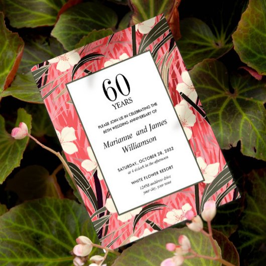 Papier Fleur japonaise en bambou oriental 60 ans