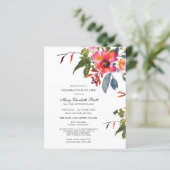 Papier Fleur rose budget fête de l'Invitation de vie (Debout devant)