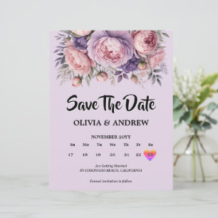 Papier Fleur rose et violet personnalisée Enregistrer la 