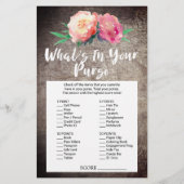 Papier Fleur Rustique Comment Bien Connaissez-Vous Le Jeu (Dos)