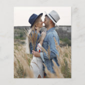 Papier Fleur sauvage Budget Boho Photo Terracotta Mariage (Dos)