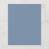 Papier Fleur sauvage Budget Dusty Blue Botanical Mariage (Dos)