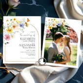 Papier Fleur sauvage budgétaire | Faire-part de mariage p