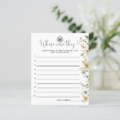 Papier Fleur sauvage Chic Où Étaient-Ils Fête des mariées (Debout devant)