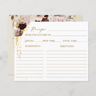 Papier Fleur sauvage d'automne Gold Fête des mariées Flor