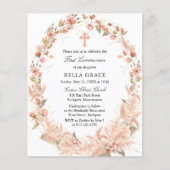 Papier Fleur sauvage de négociation première communion In (Devant)