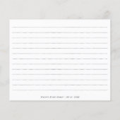 Papier Fleur sauvage de printemps Jardin chic Fête des ma (Dos)