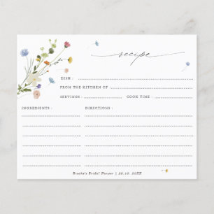 Papier Fleur sauvage de printemps Jardin chic Fête des ma