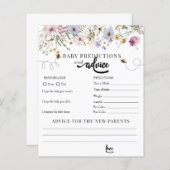 Papier Fleur sauvage de printemps | Prédictions Conseil D (Devant / Derrière)