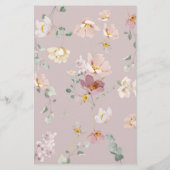 Papier Fleur sauvage douche nuptiale émoticône jeu (Dos)