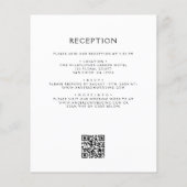 Papier Fleur sauvage du budget Rustic Boho Faire-part de  (Dos)